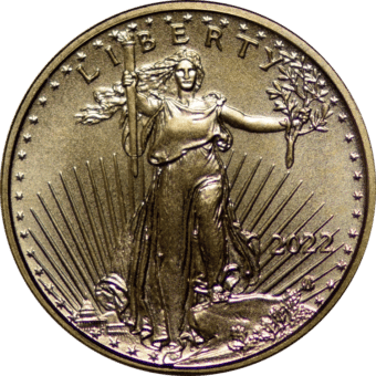Gold American Eagle 1/10 oz. Gem/BU (Random Year)