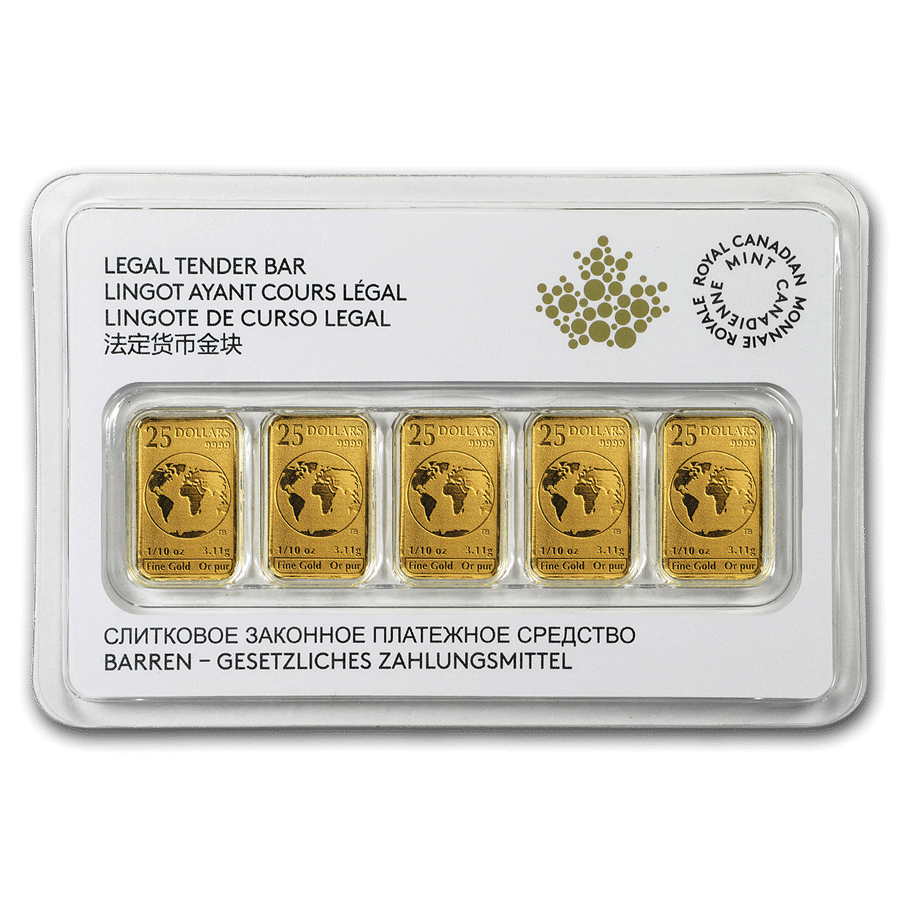 Gold Canadian Legal Tender Bar 1/2 oz. Pack Gem/BU - Image 3