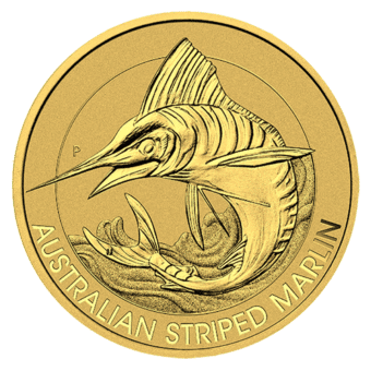 Gold Australian Striped Marlin 1/4 oz. 2020 Gem/BU