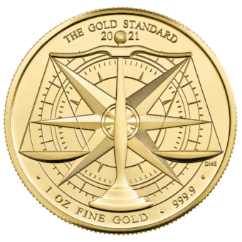 Gold British Royal Mint Gold Standard 1 oz. 2021 Gem/BU
