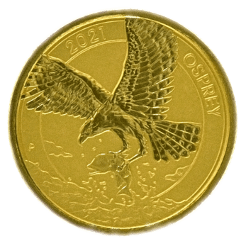 Gold Australian Osprey 1/4 oz. 2021 Gem/BU