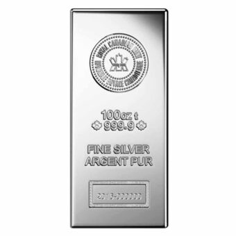 Silver Premium Royal Canadian Mint Bar 100 oz.