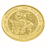 Gold Great Britain Tudor Beasts - Yale of Beaufort 1 oz. 2023 Gem/BU - Image 3