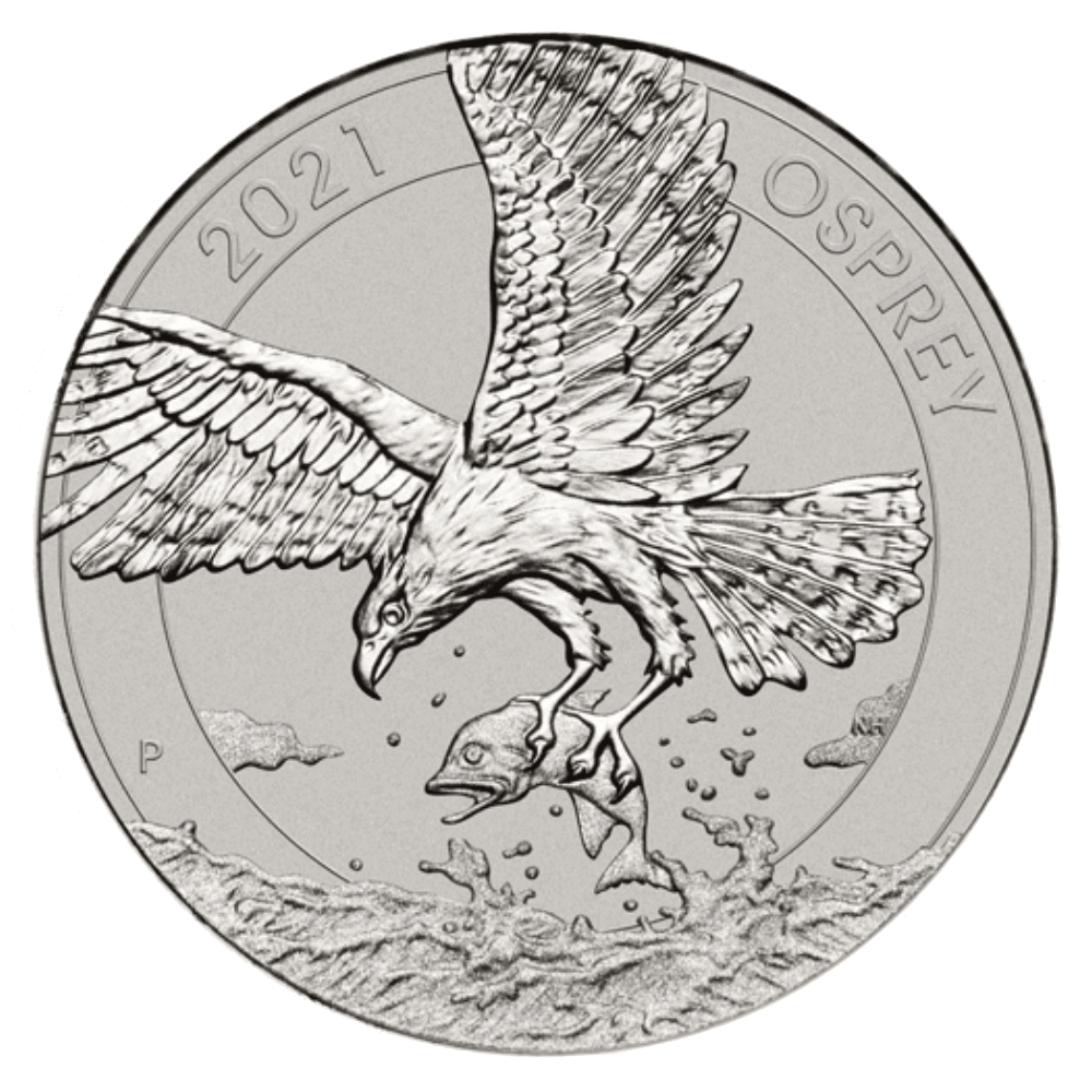 Silver Australian Osprey 1-1/2 oz. 2021 Gem/BU