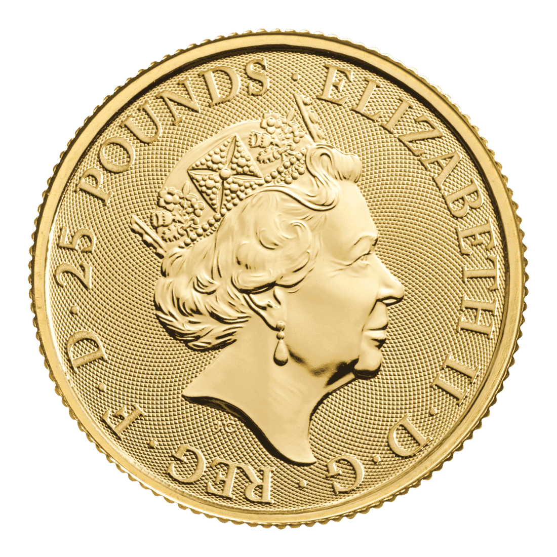 Gold Great Britain Tudor Beasts - Lion of England 1/4 oz. 2022 Gem/BU - Image 2