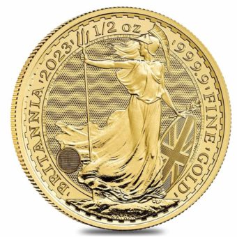 Gold Great Britain Britannia 1/2 oz. 2023 Gem/BU