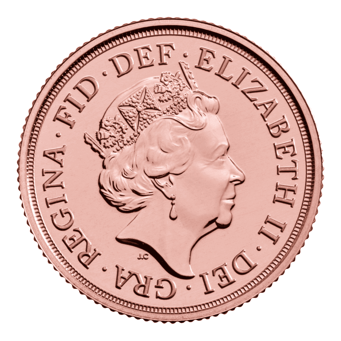 Gold British Sovereign Queen Elizabeth II 2022 Gem/BU - Image 2