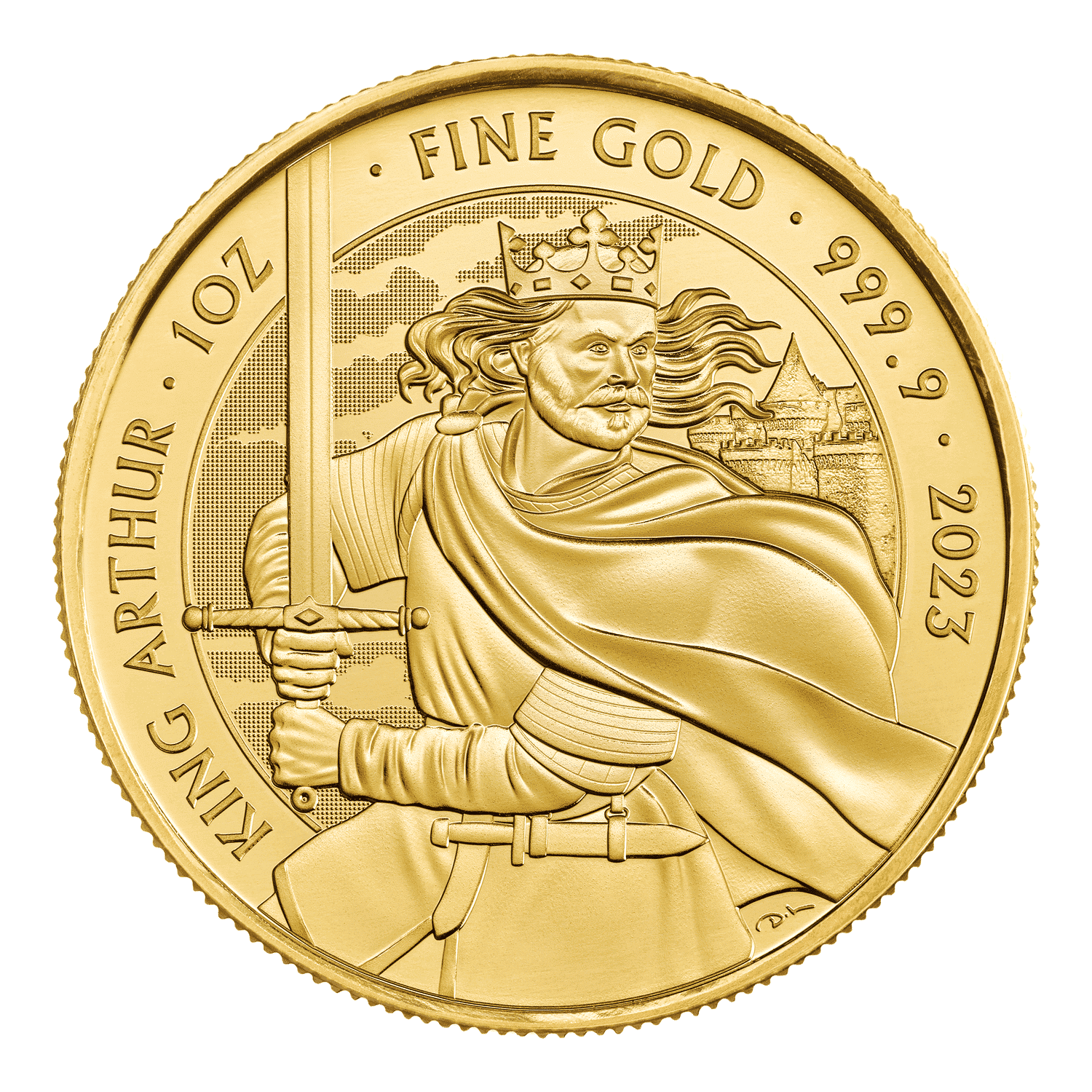 Gold Great Britain King Arthur 1 oz. 2023 Gem/BU