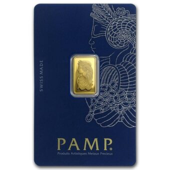 Gold PAMP Fortuna Bar 2.5 Gram (Carded)