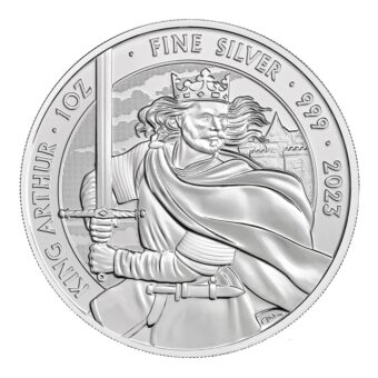 Silver Great Britain King Arthur 1 oz. 2023 Gem/BU