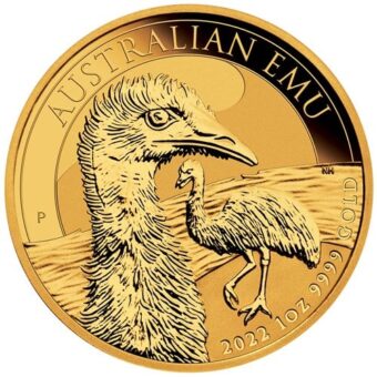 Gold Australian Emu 1 oz. 2022 Gem/BU