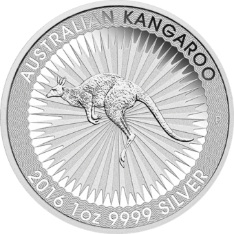 Silver Australian Kangaroo 1 oz. Gem/BU